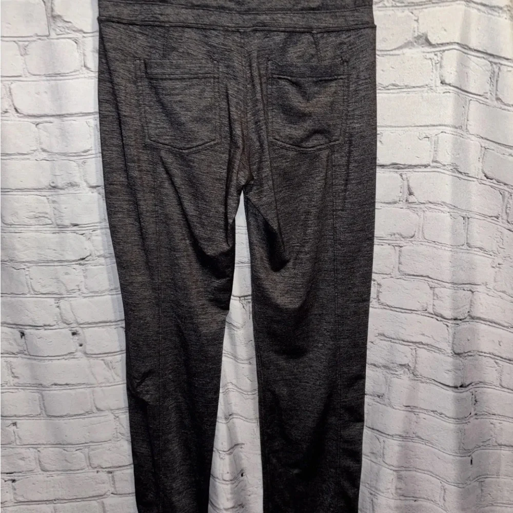 Athleta Metro Slouch Pants Womens  XSP Gray Comfort Stretch Convertible Zip Pkt